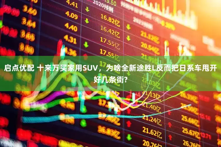 启点优配 十来万买家用SUV，为啥全新途胜L反而把日系车甩开好几条街?